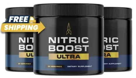 Three jars of Nitric Boost Ultra